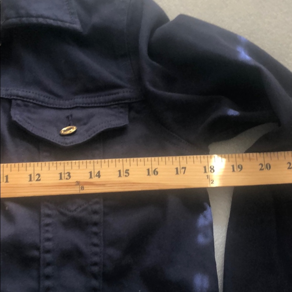 Michael Kors Navy Blue Cropped Jacket-Size Small - Picture 13 of 16